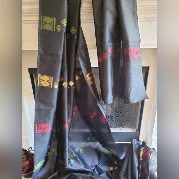 New Women Premium Designer Silk Saree W NEW Blouse Royal Festive Jamdani Insp - Picture 4 of 7